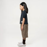 Kid's Cupro Tee - Gun Metal Grey - G R A Y E
