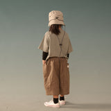 Kid's Cupro Tee - Melange Gray - G R A Y E