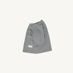 Kid's Cupro Tee - Melange Gray - G R A Y E