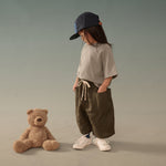 Kid's Cupro Tee - Melange Gray - G R A Y E