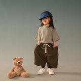 Kid's Cupro Tee - Melange Gray - G R A Y E