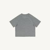Kid's Cupro Tee - Melange Gray - G R A Y E