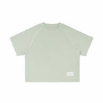 Kid's Cupro Tee - Pistachio Green - G R A Y E