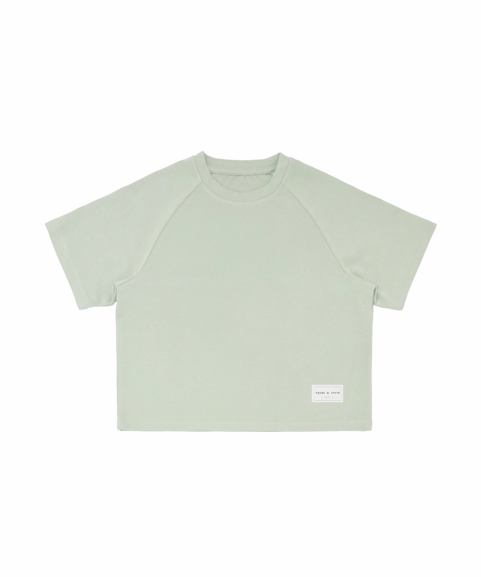 Kid's Cupro Tee - Pistachio Green - G R A Y E