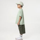Kid's Cupro Tee - Pistachio Green - G R A Y E