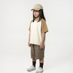 Kid's Cupro Tee - Sand - G R A Y E
