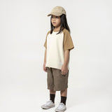 Kid's Cupro Tee - Sand - G R A Y E