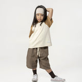 Kid's Cupro Tee - Sand - G R A Y E