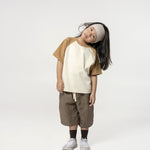 Kid's Cupro Tee - Sand - G R A Y E