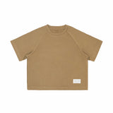 Kid's Cupro Tee - Sepia Brown - G R A Y E