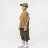 Kid's Cupro Tee - Sepia Brown - G R A Y E