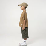 Kid's Cupro Tee - Sepia Brown - G R A Y E