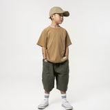 Kid's Cupro Tee - Sepia Brown - G R A Y E