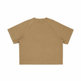 Kid's Cupro Tee - Sepia Brown - G R A Y E