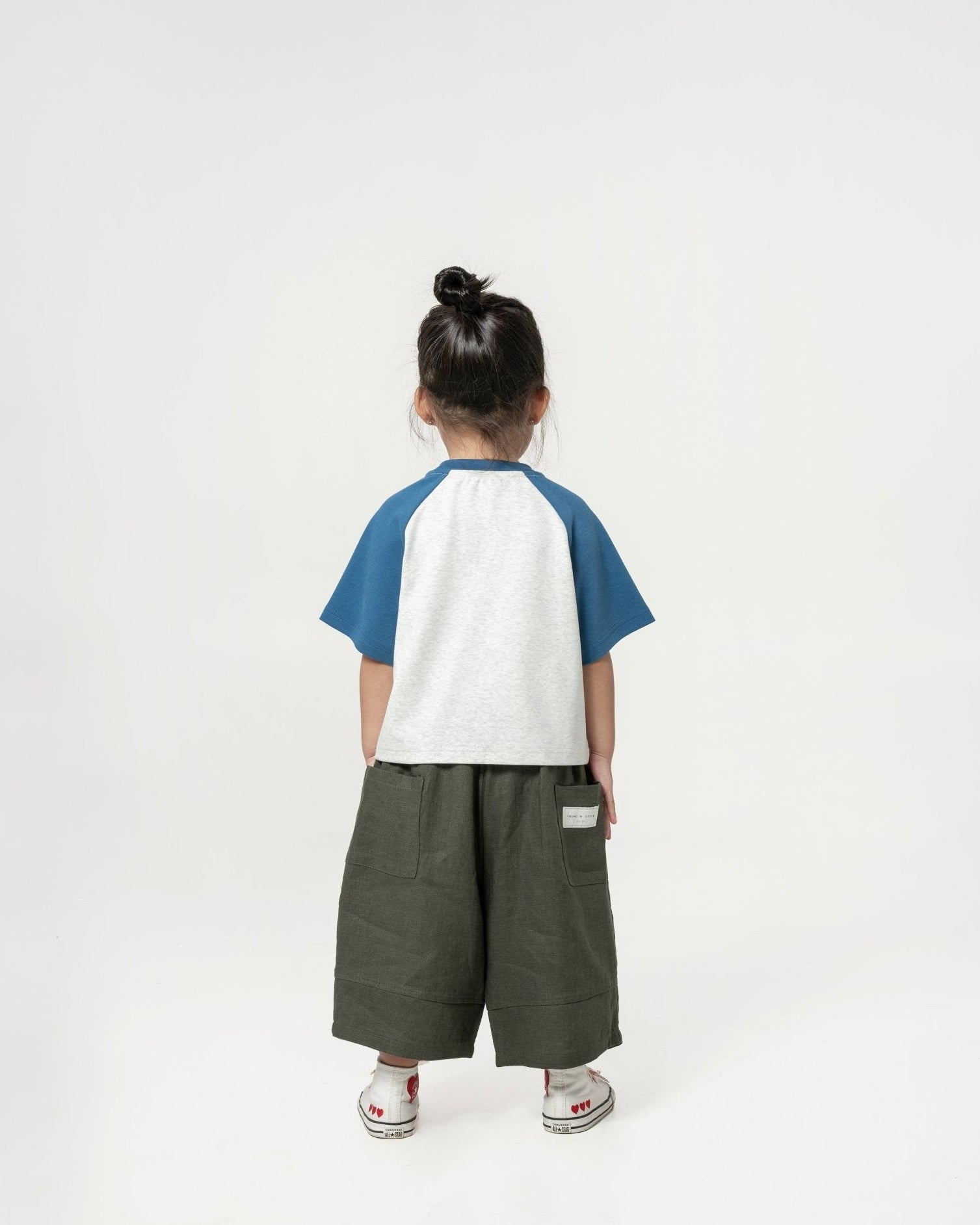 Kid's Cupro Tee - Sky - G R A Y E
