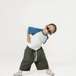 Kid's Cupro Tee - Sky - G R A Y E