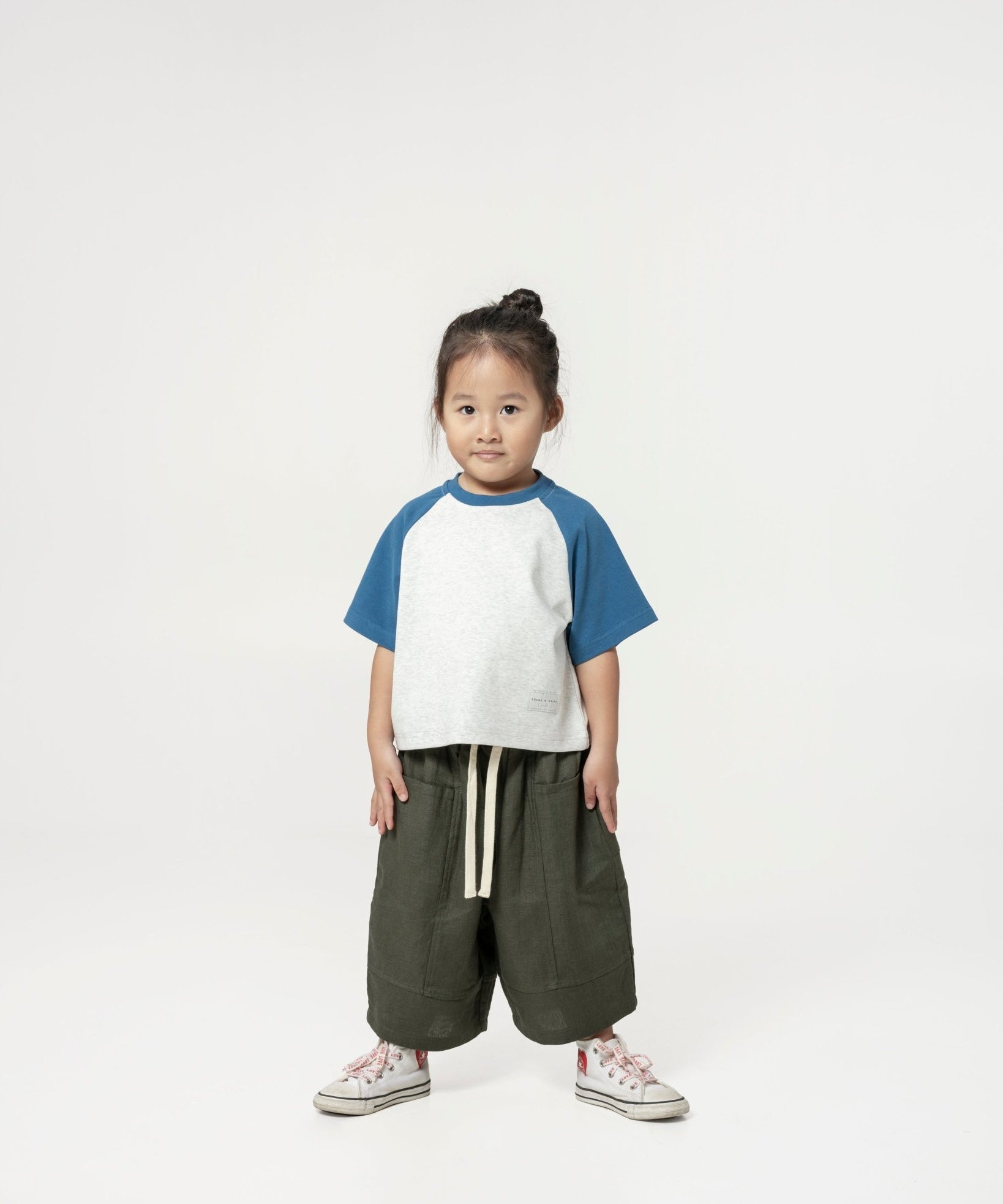 Kid's Cupro Tee - Sky - G R A Y E
