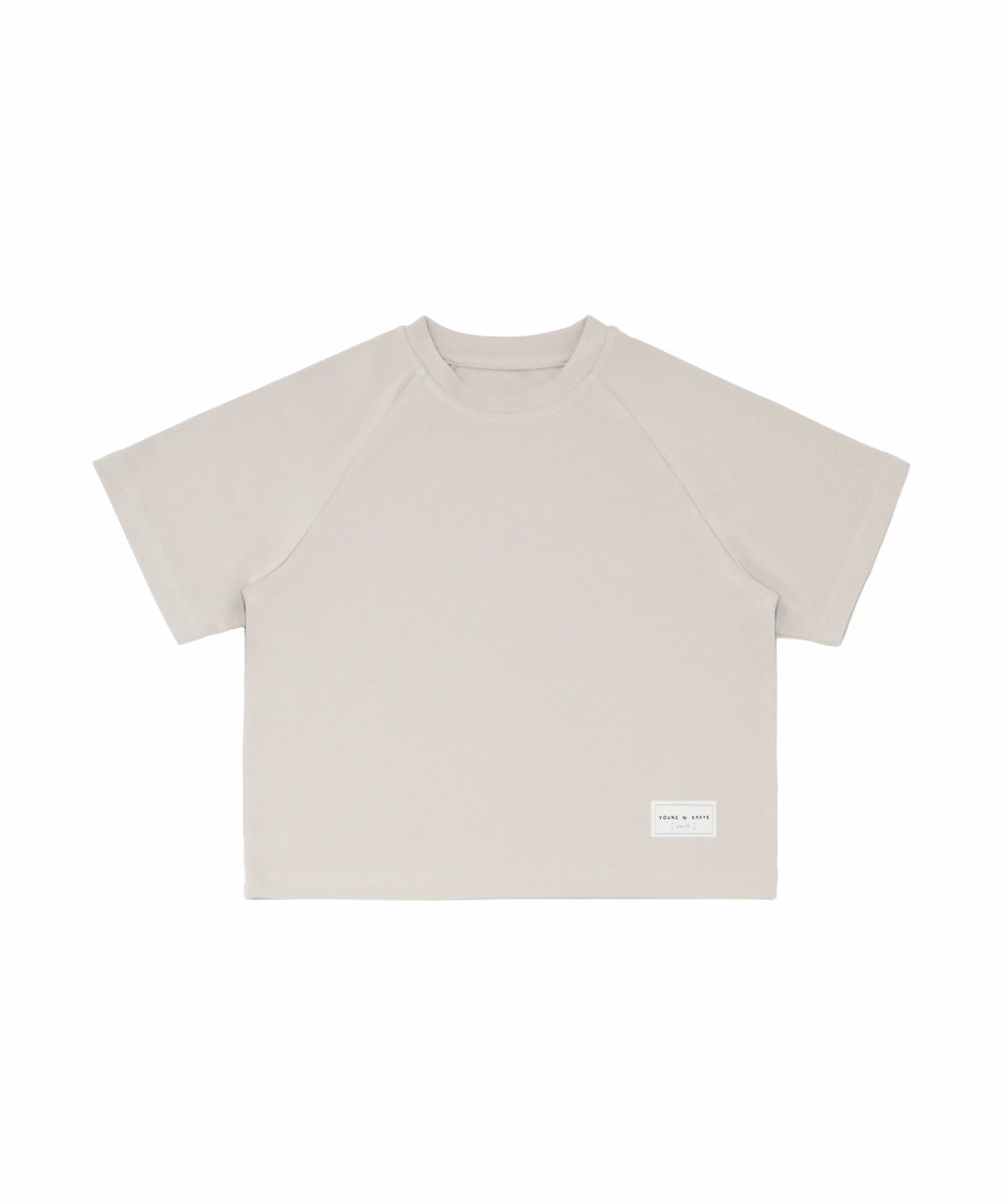 Kid's Cupro Tee - Stone - G R A Y E