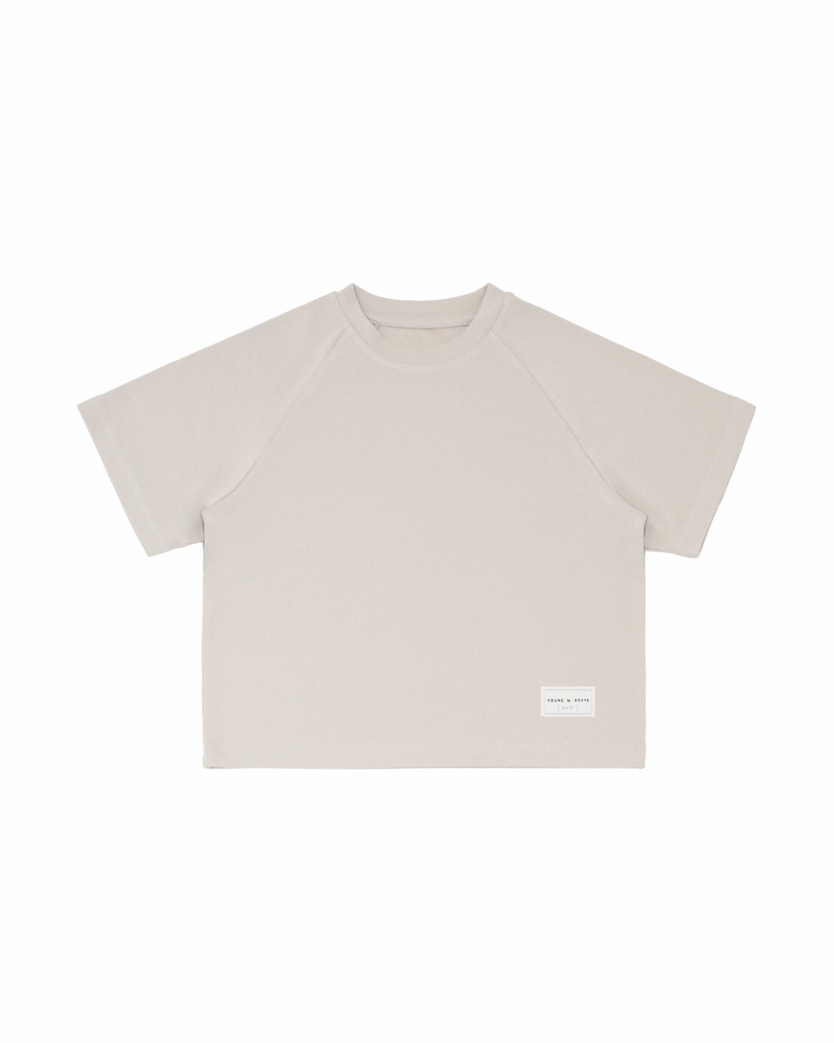 Kid's Cupro Tee - Stone - G R A Y E