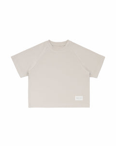 Kid's Cupro Tee - Stone - G R A Y E