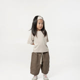Kid's Cupro Tee - Stone - G R A Y E