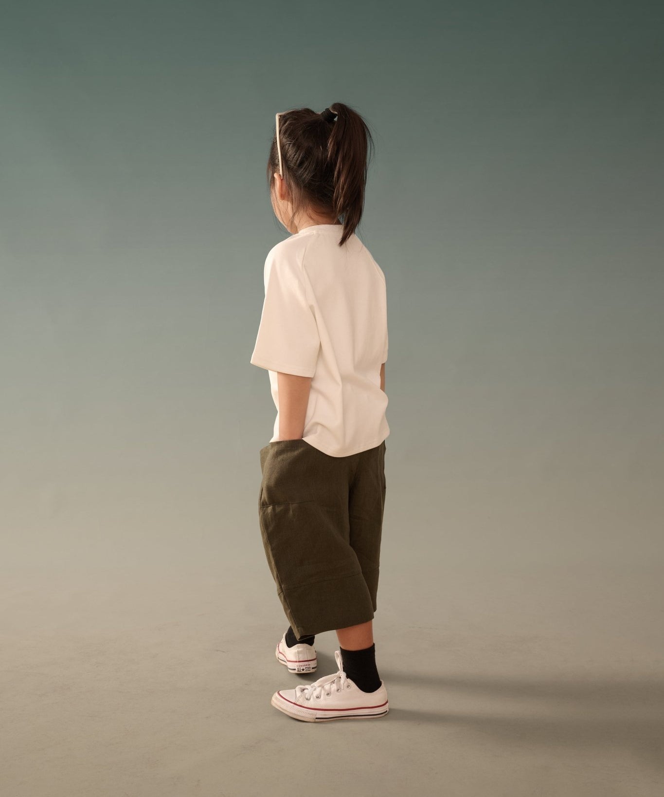 Kid's Cupro Tee - White - G R A Y E