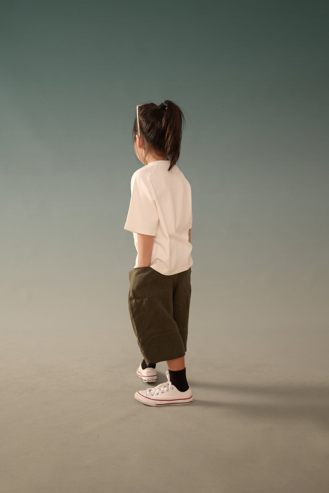 Kid's Cupro Tee - White - G R A Y E