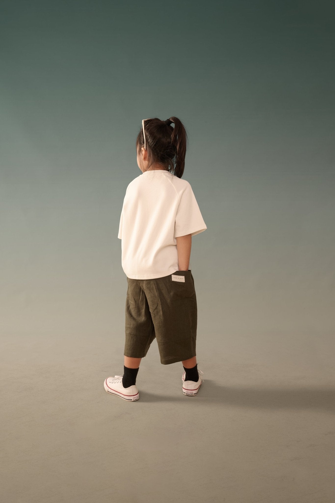 Kid's Cupro Tee - White - G R A Y E