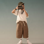 Kid's Cupro Tee - White - G R A Y E
