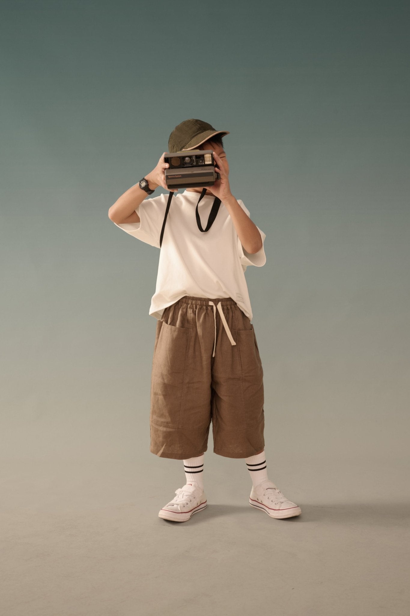Kid's Cupro Tee - White - G R A Y E
