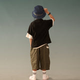 Kid's Linen Pants - Olive Green - G R A Y E