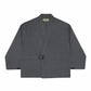 Kimono Buckle Jacket - Graphite - G R A Y E