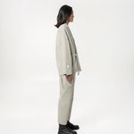 Kimono Buckle Jacket - Steel - G R A Y E