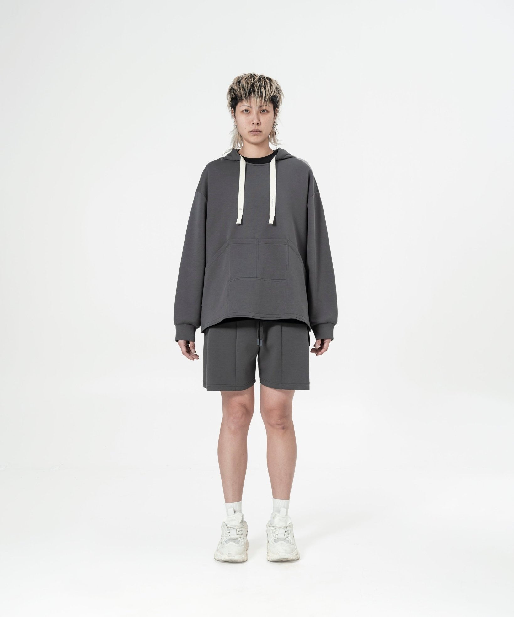 Multi-Pocket Hoodie - Graphite - G R A Y E