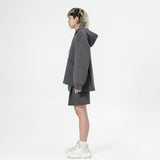 Multi-Pocket Hoodie - Graphite - G R A Y E