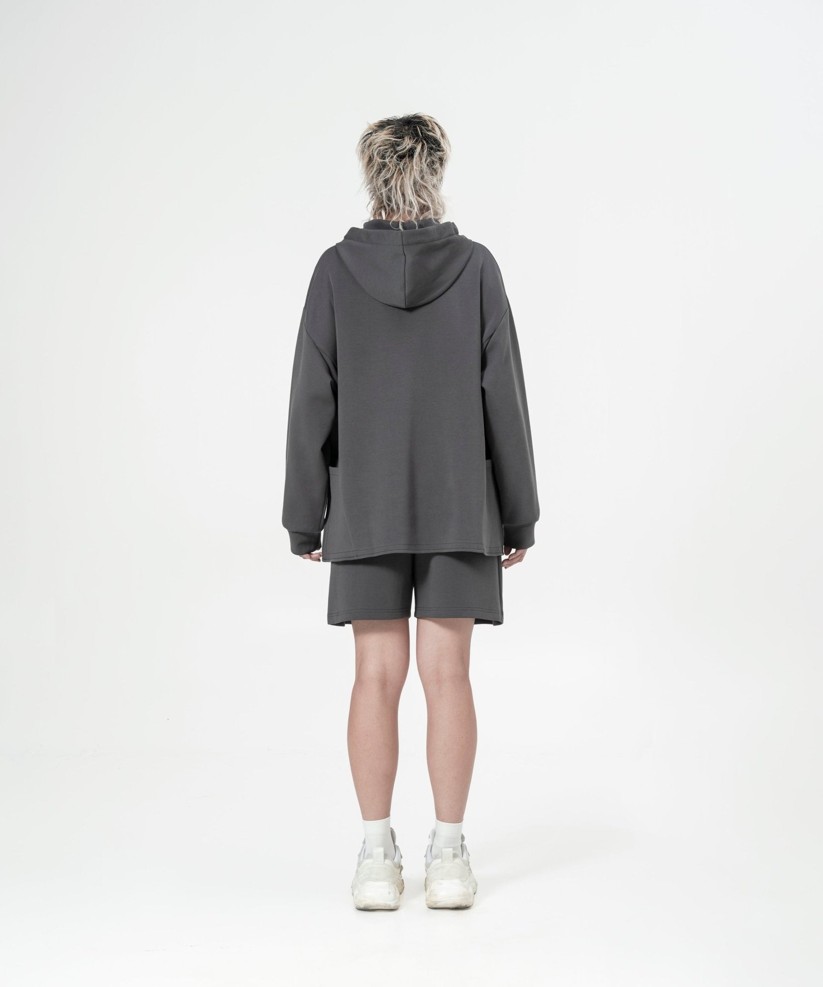 Multi-Pocket Hoodie - Graphite - G R A Y E