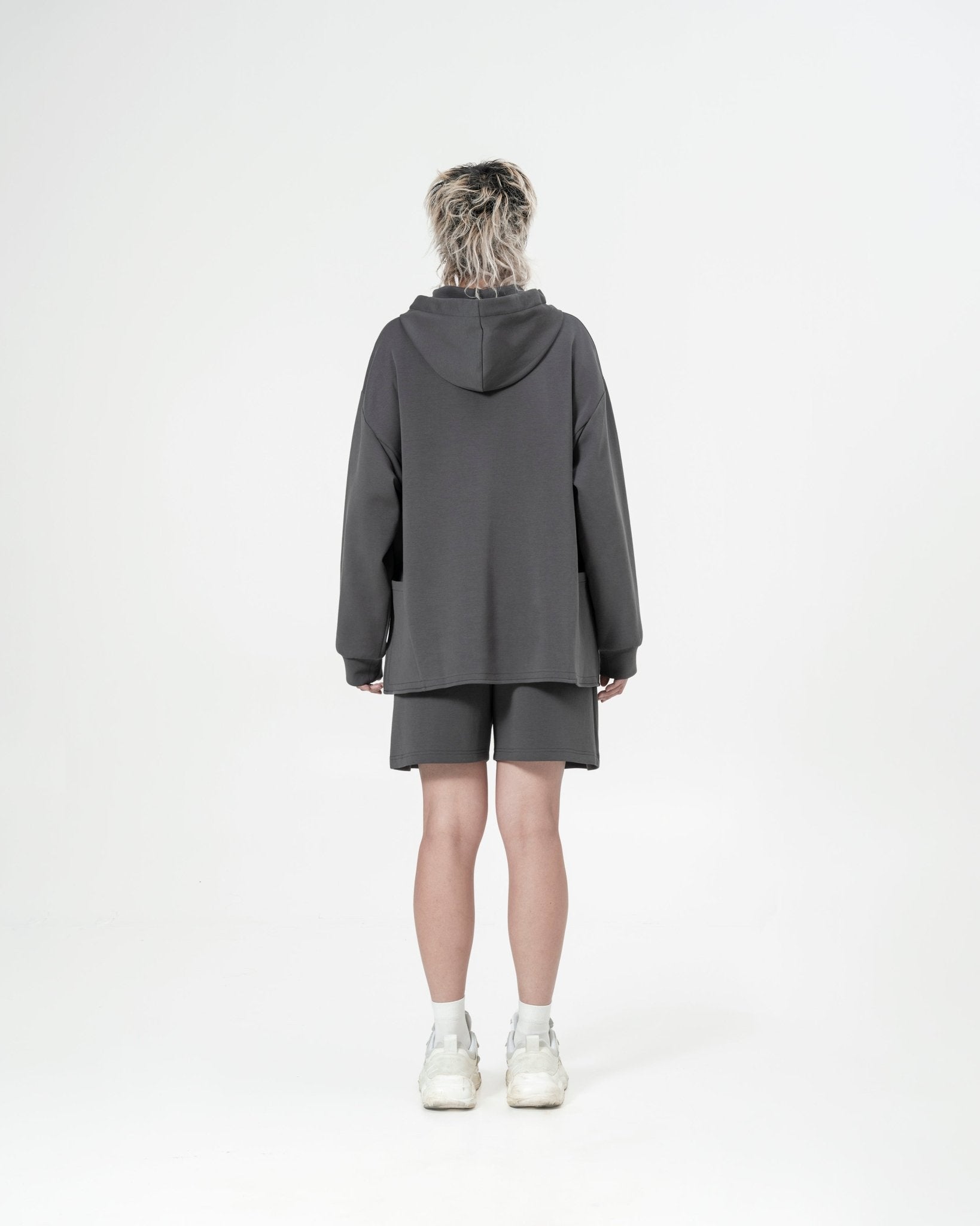 Multi-Pocket Hoodie - Graphite - G R A Y E