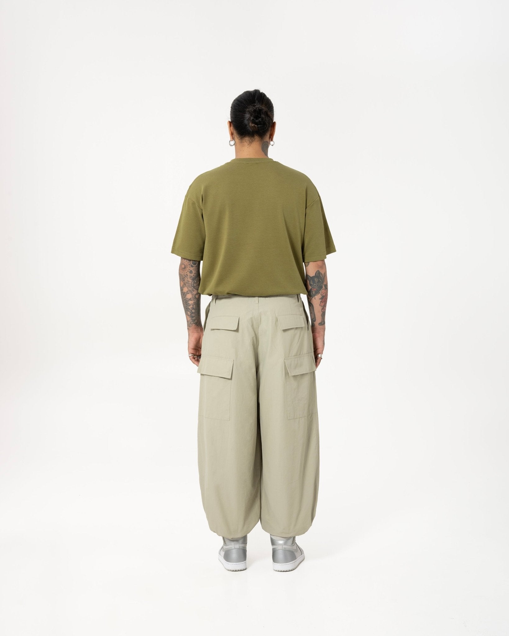 Multi-Pocket Ripstop Pants - Light Khaki - G R A Y E