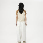 Multi-Pocket Ripstop Pants - White - G R A Y E