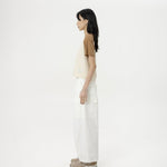 Multi-Pocket Ripstop Pants - White - G R A Y E