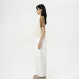 Multi-Pocket Ripstop Pants - White - G R A Y E