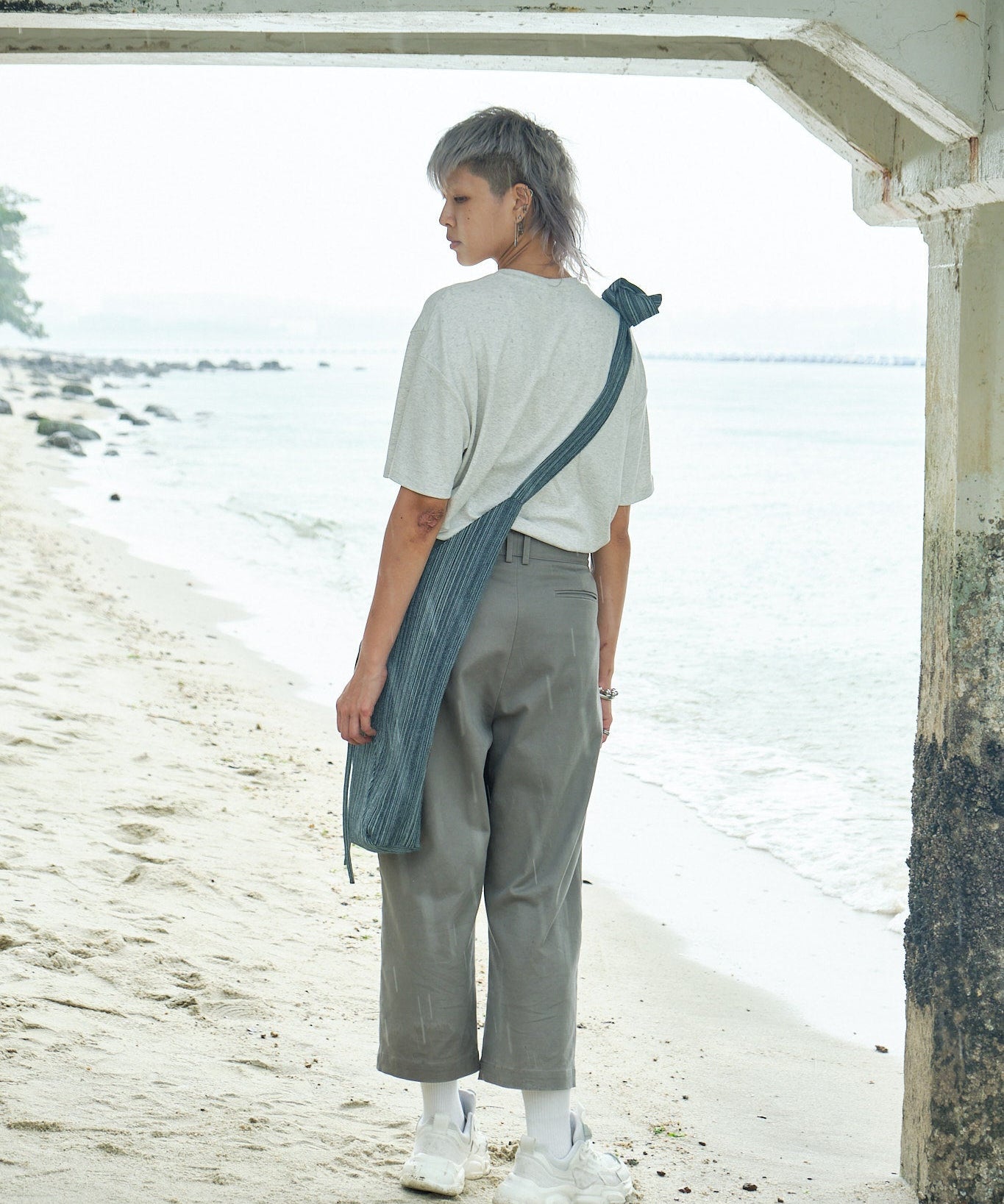 One-Piece Tsuno Bag - Denim Blue - G R A Y E