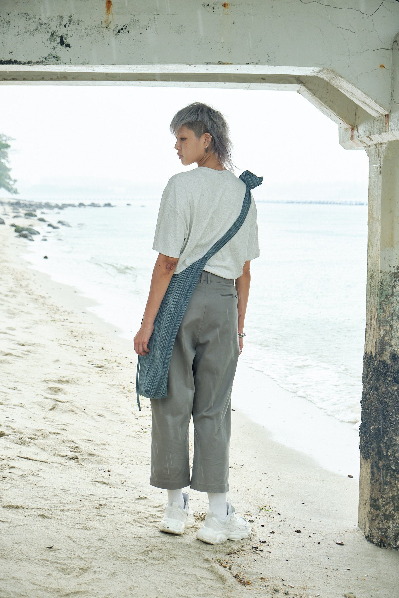 One-Piece Tsuno Bag - Denim Blue - G R A Y E