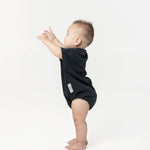 Oversized Baby Onesie - Gun Metal Grey - G R A Y E