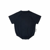 Oversized Baby Onesie - Gun Metal Grey - G R A Y E