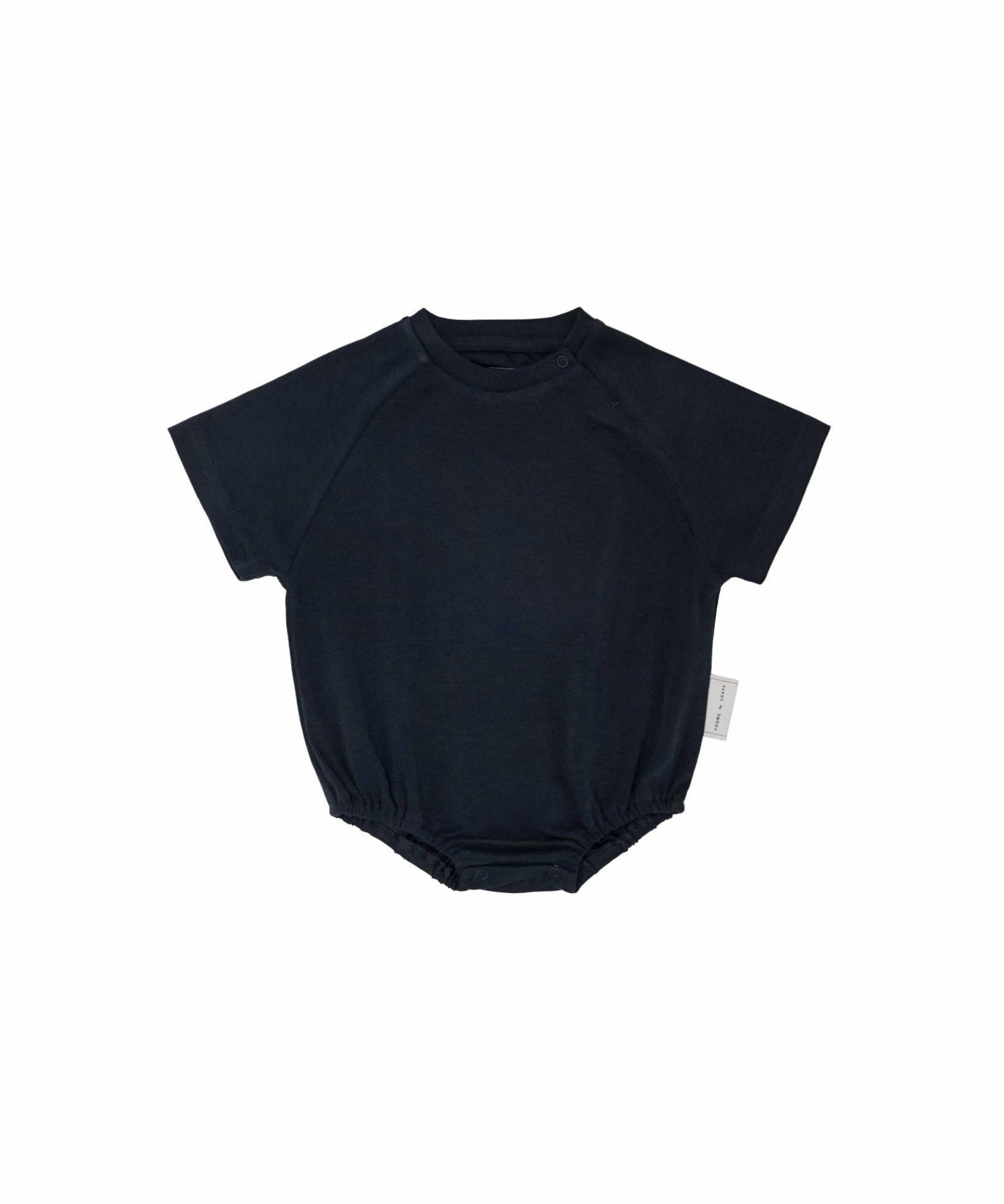 Oversized Baby Onesie - Gun Metal Grey - G R A Y E