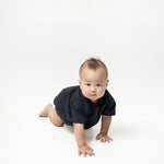 Oversized Baby Onesie - Gun Metal Grey - G R A Y E