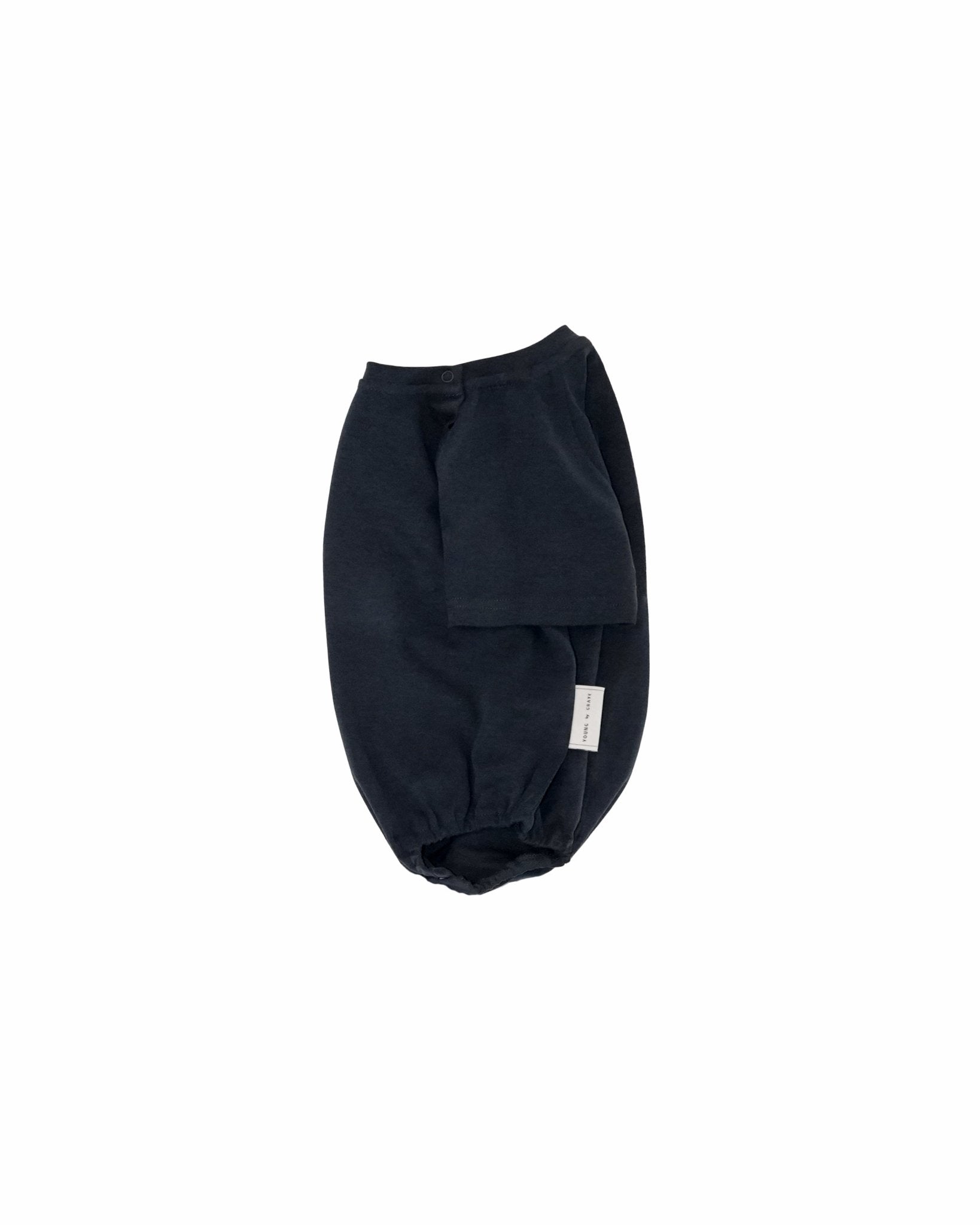 Oversized Baby Onesie - Gun Metal Grey - G R A Y E