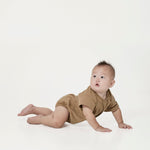 Oversized Baby Onesie - Sepia Brown - G R A Y E