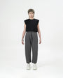 Pleated Sweatpants - Graphite - G R A Y E